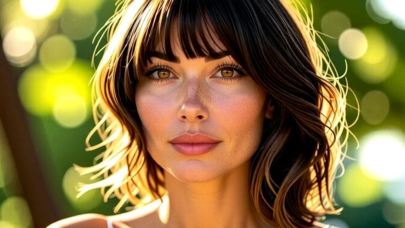 Long Hairstyles with Bangs for a Youthful Vibe