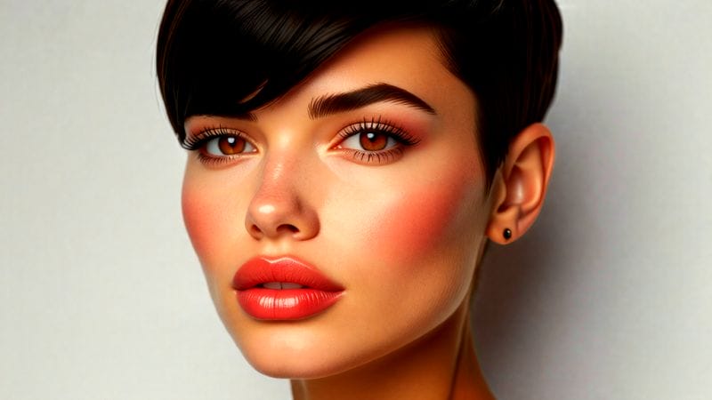 The Sleek Look of a Straight Pixie Cut