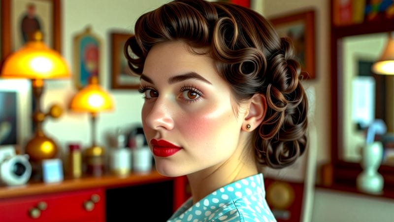 Making a Statement with Pin Curls