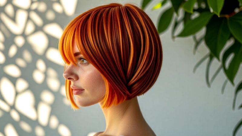 The Classic Allure of the Strawberry Blonde Bob