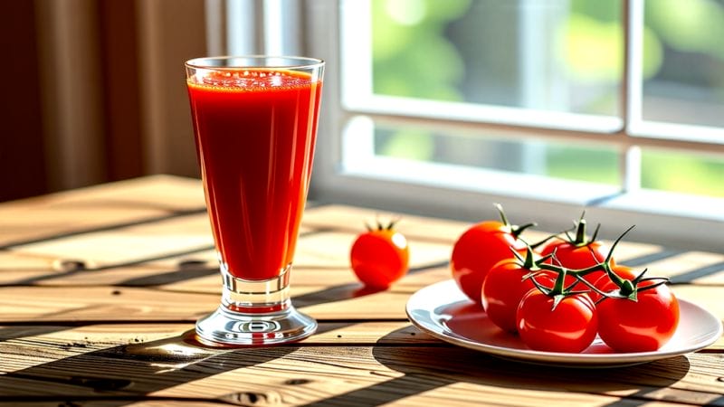 1. Tomato Juice: A Savory Alternative