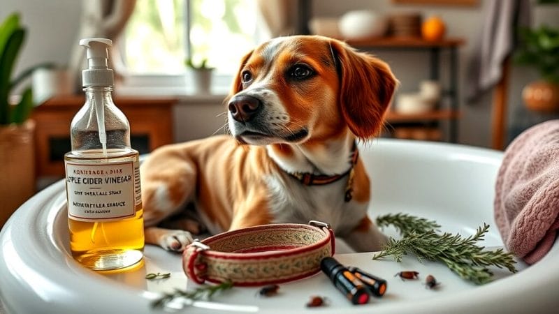 How To Get Fleas Off A Dog Home Remedy